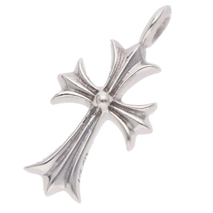 Chrome Hearts .925 Tiny Fat Cross Pave Black Diamond Charm