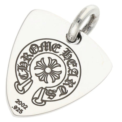 Chrome Hearts Guitar Pick Pendant Silver Necklace