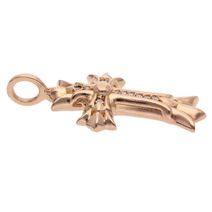 Chrome Hearts 22K DBL CH CRS PAVE Diamond Necklace