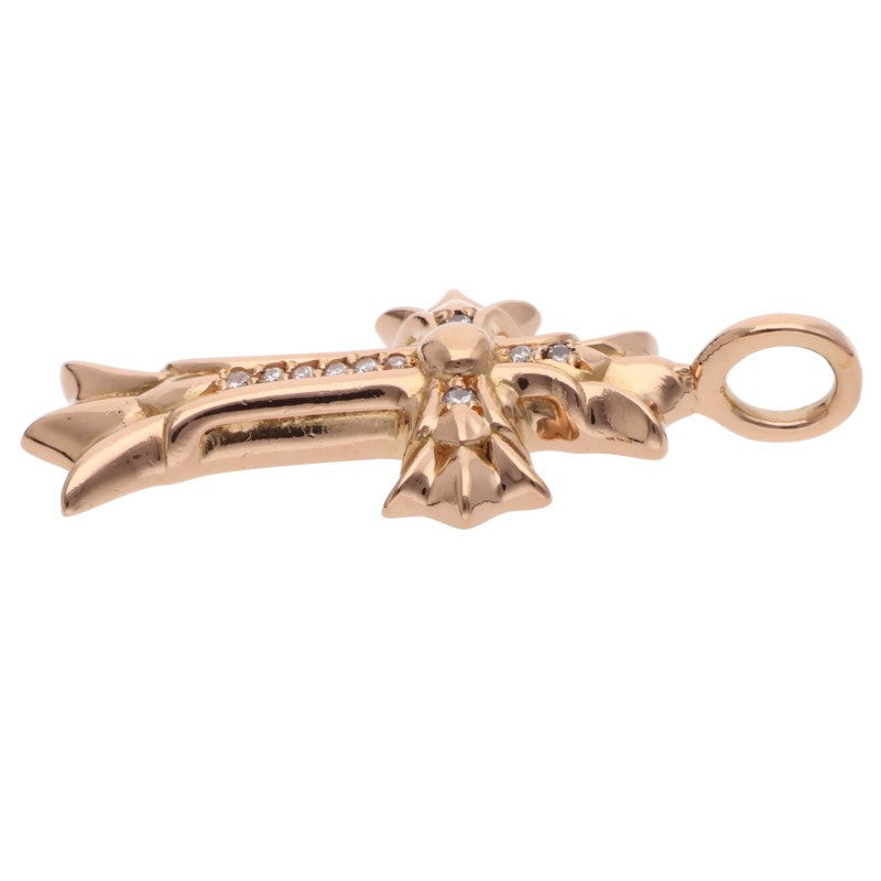 Chrome Hearts 22K DBL CH CRS PAVE Diamond Necklace