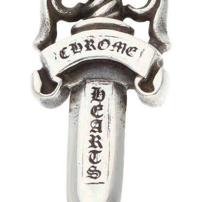 Chrome Hearts #10 Dagger Silver Pendant Necklace