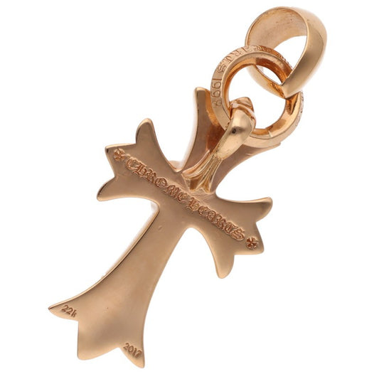 Chrome Hearts 22K CH Cross Heart Pendant Necklace