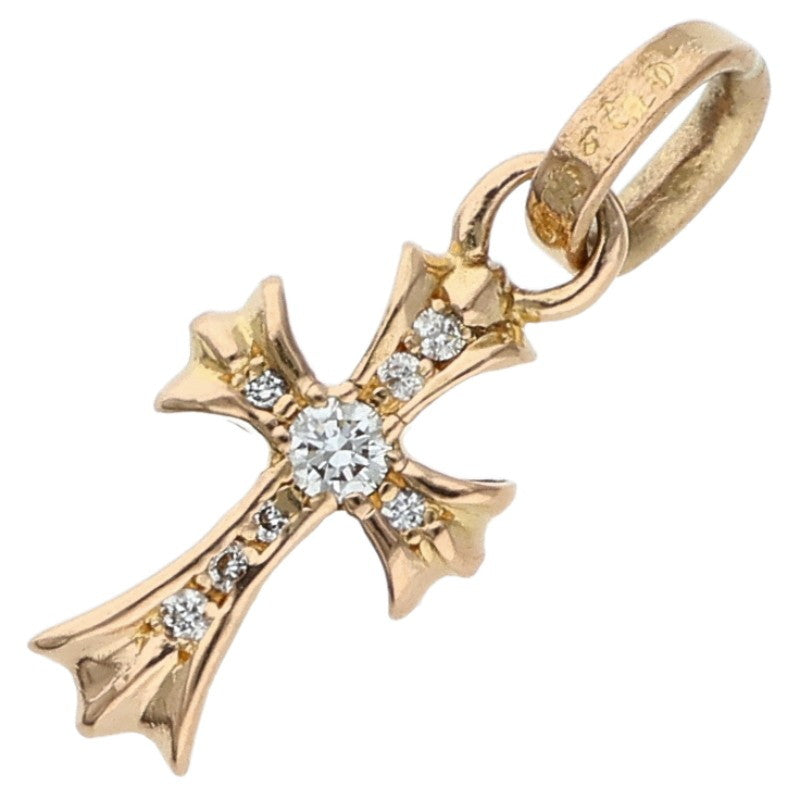 Chrome Hearts Babyfat Pave Diamond 22K Gold Charm Multi