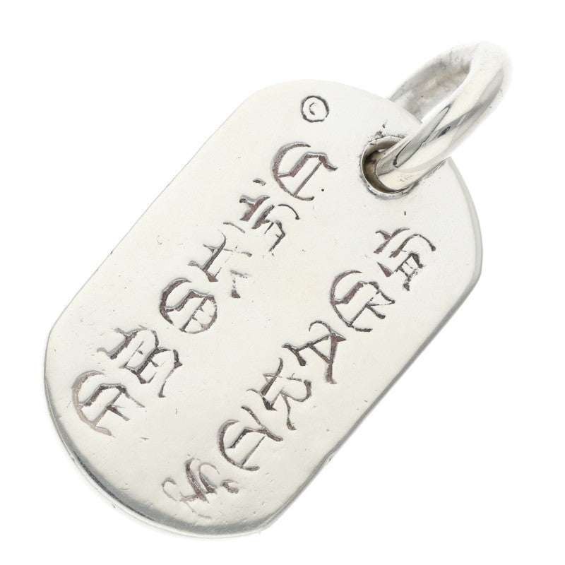 Chrome Hearts Raised Star Dogtag Silver Necklace