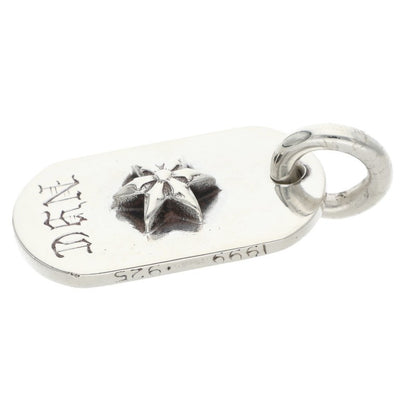 Chrome Hearts Raised Star Dogtag Silver Necklace