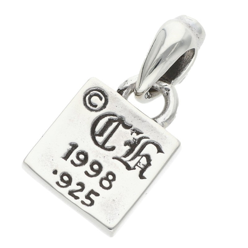 Chrome Hearts Framed Floral Silver Necklace