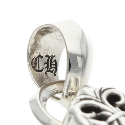 Chrome Hearts FILIG CROSS-XSM W BALE Silver Necklace