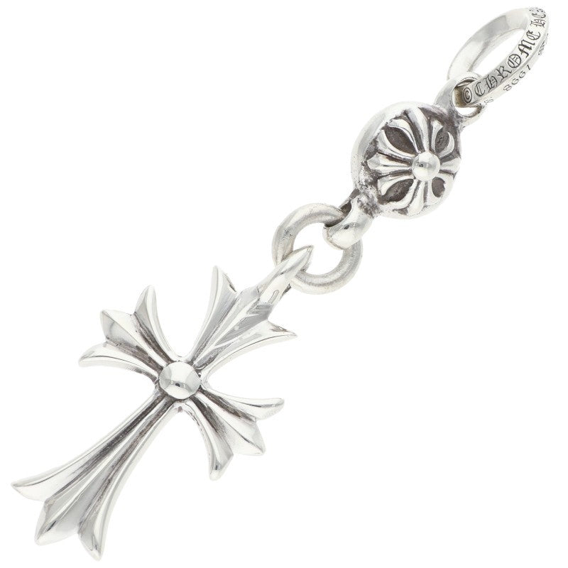 Chrome Hearts Tiny CH Cross Silver Charm