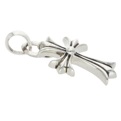 Chrome Hearts Small CH Cross W Bale Sterling Necklace Top