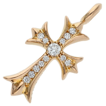 Chrome Hearts 22K Pave Diamond Tiny Fat Cross Pendant Multi