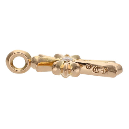 Chrome Hearts 22K Pave Diamond Tiny Fat Cross Pendant Multi