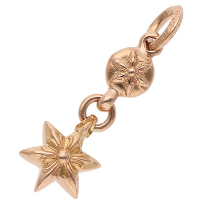 Chrome Hearts 22K 1 Ball Star Gold Necklace Top