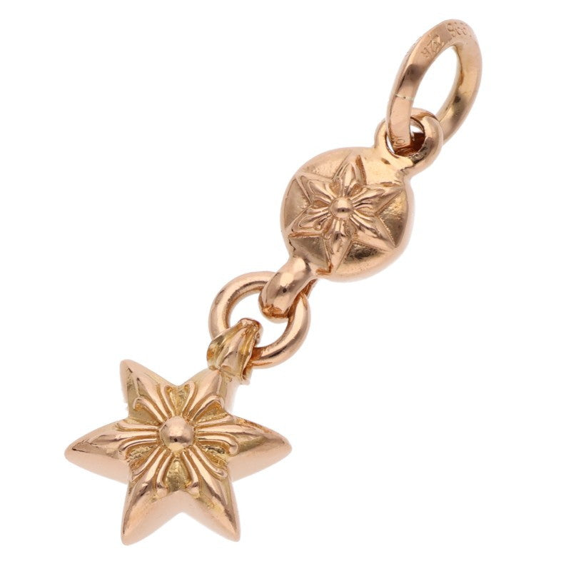 Chrome Hearts 22K 1 Ball Star Gold Necklace Top