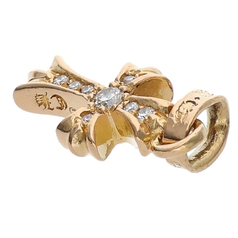 Chrome Hearts Babyfat Pave Diamond 22K Gold Charm