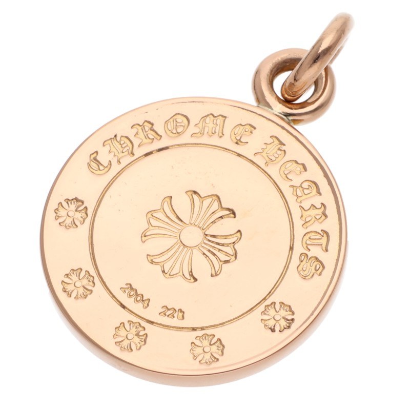 Chrome Hearts 22K PAVE Diamond Angel Medal Charm