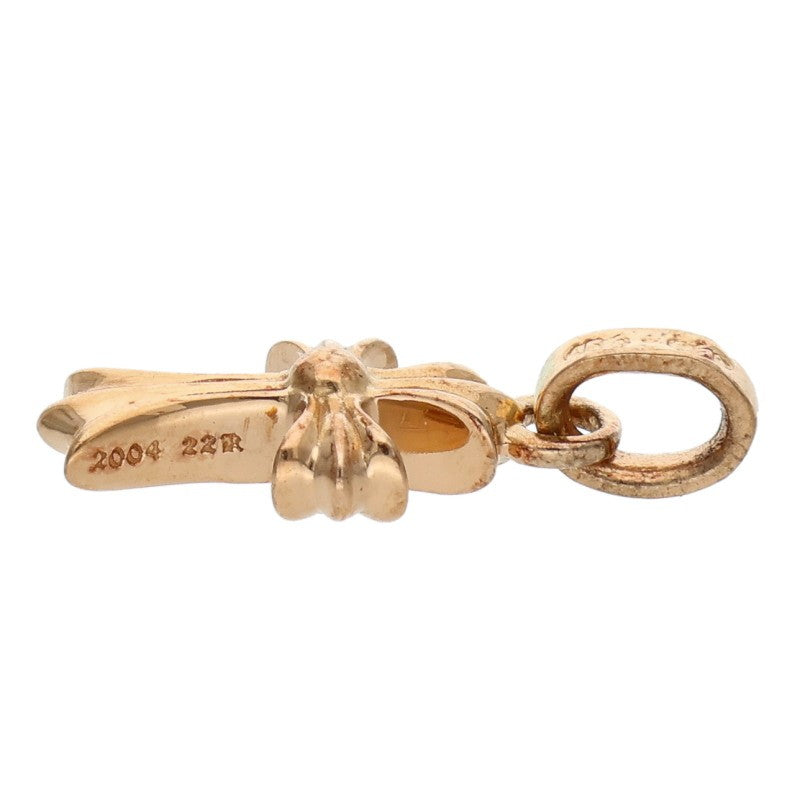 Chrome Hearts Baby Fat Pave Emerald 22K Gold Charm