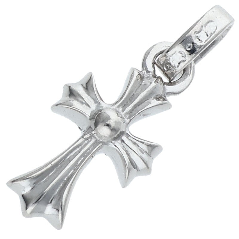 Chrome Hearts 18K WG Babyfat Pave Sapphire Charm