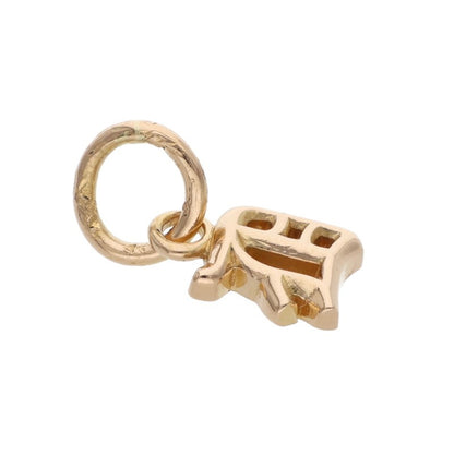 Chrome Hearts 22K Stack Alphabet D Initial Charm YG