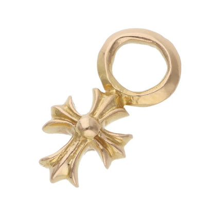 Chrome Hearts 22K CH Cross Stack Charm Yellow Gold