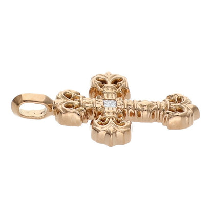 Chrome Hearts 22K Tiny Filigree 1 Diamond Charm