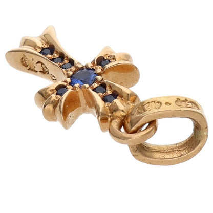 Chrome Hearts 22K Babyfat Pave Blue Sapphire Charm