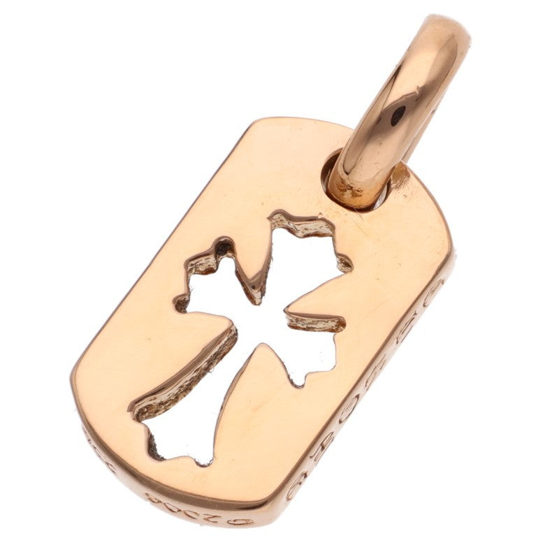 Chrome Hearts 22K Tiny CO Cross Pave Diamond Charm