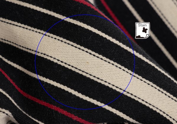 ISSEY MIYAKE MEN Striped Cotton 3B Jacket Beige Red Size 4