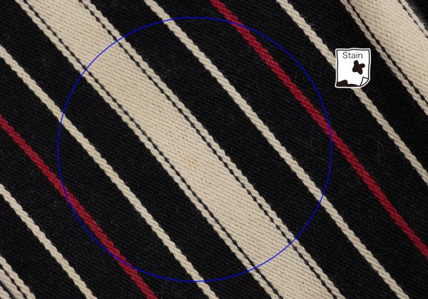 ISSEY MIYAKE MEN Striped Cotton 3B Jacket Beige Red Size 4