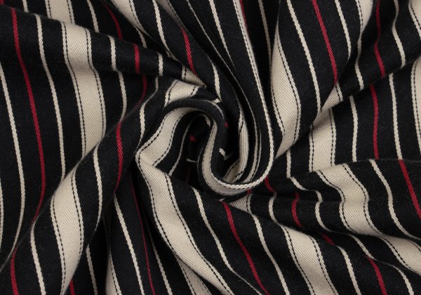 ISSEY MIYAKE MEN Striped Cotton 3B Jacket Beige Red Size 4