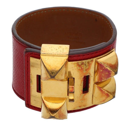 HERMES Collier de Chien T-Stamp Leather Size ONE SIZE