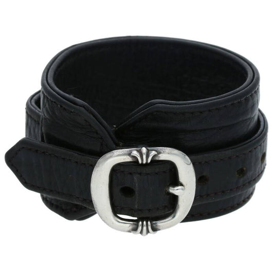 Chrome Hearts RR TINY BUCKLE Leather Bangle Multi Size 1