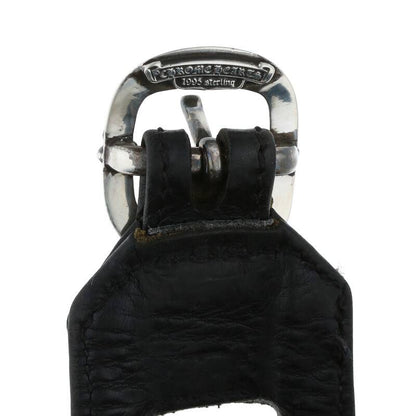 Chrome Hearts RR TINY BUCKLE Leather Bangle Multi Size 1