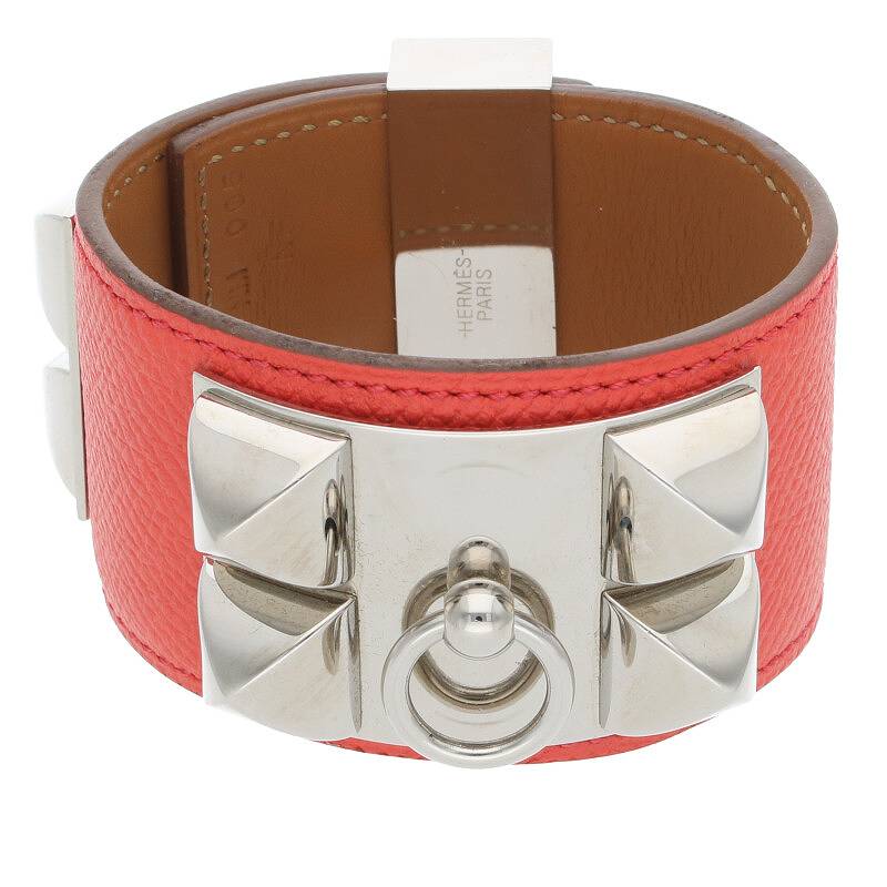 HERMES Collier de Chien T-Stamp SV Leather Size ONE SIZE