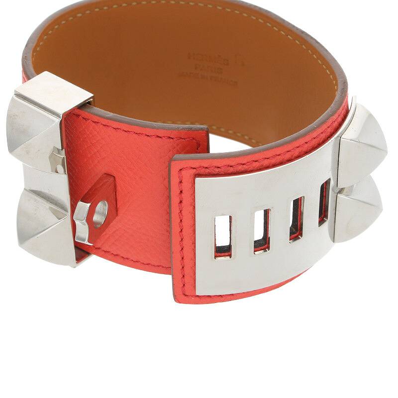 HERMES Collier de Chien T-Stamp SV Leather Size ONE SIZE