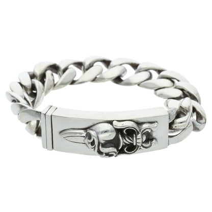 Chrome Hearts ID Dagger Heart Link Bracelet Size 13LINK