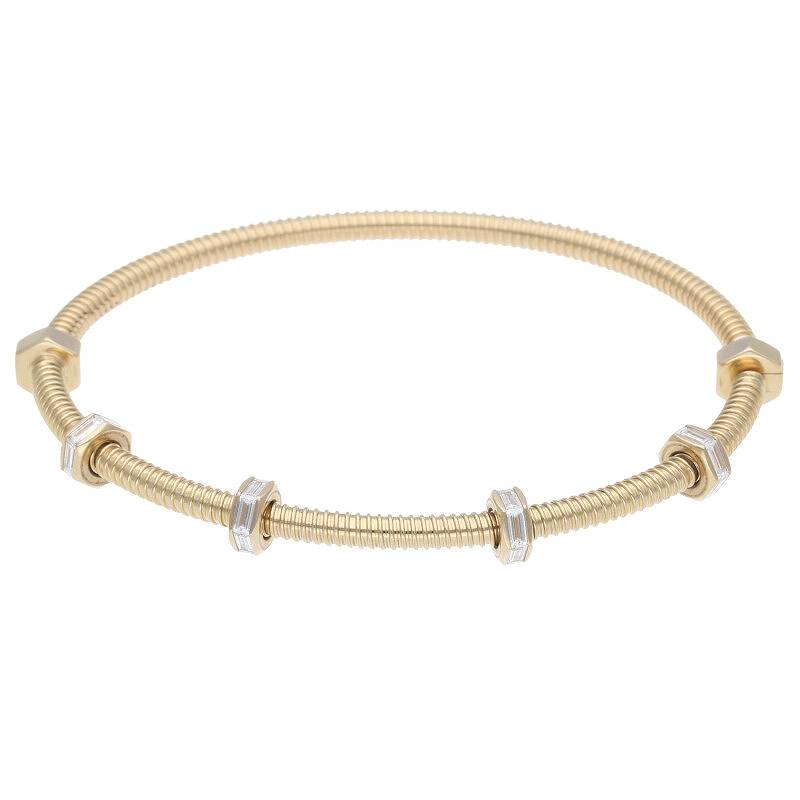 Cartier ECROU DE K18YG Baguette Diamond Size ONE SIZE
