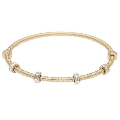 Cartier ECROU DE K18YG Baguette Diamond Size ONE SIZE