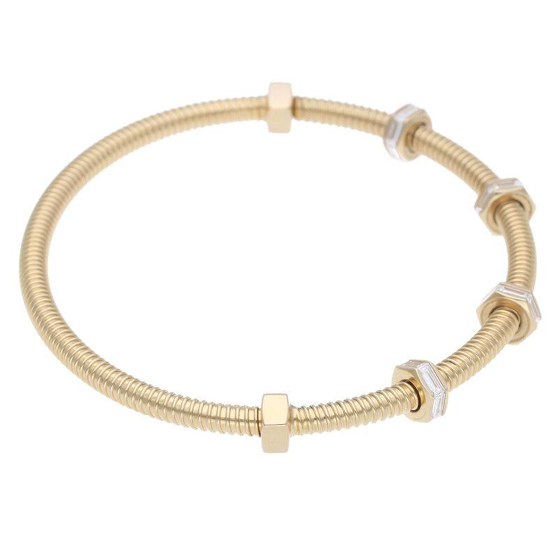Cartier ECROU DE K18YG Baguette Diamond Size ONE SIZE