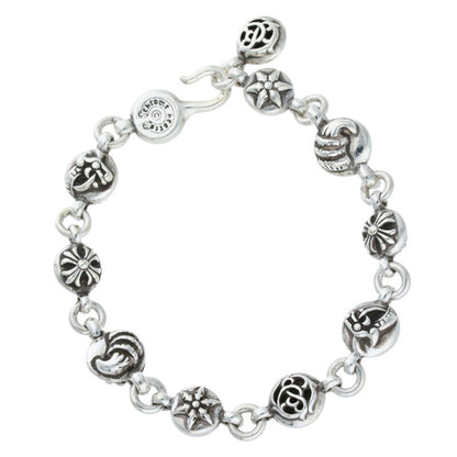 Chrome Hearts NO2 Multi Ball Silver Bracelet Size ONE SIZE