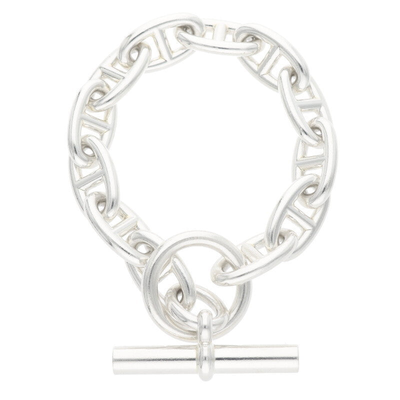 HERMES Chaine d'Ancre GM Silver Bracelet Size ONE SIZE