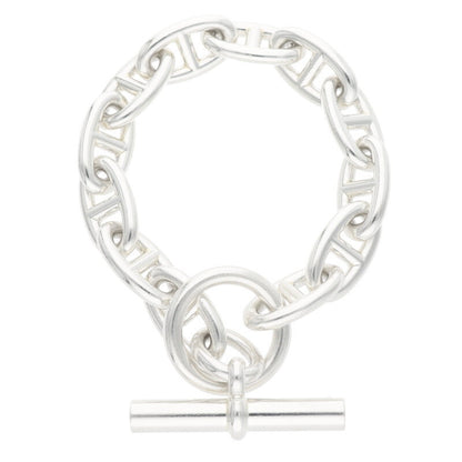 HERMES Chaine d'Ancre GM Silver Bracelet Size ONE SIZE