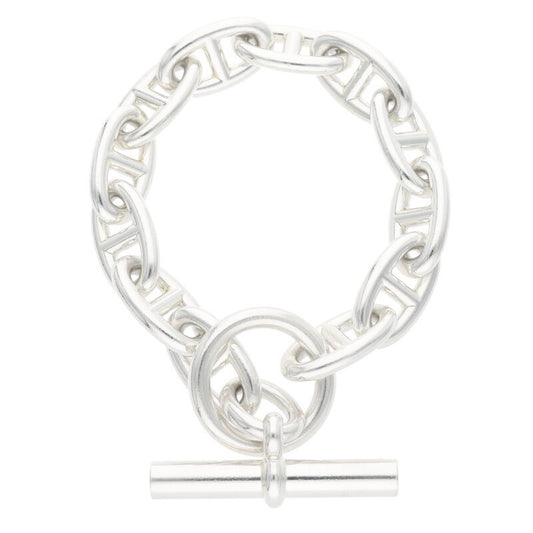 HERMES Chaine d'Ancre GM Silver Bracelet Size ONE SIZE