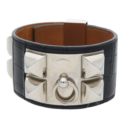HERMES Collier de Chien T-Stamp Alligator Size ONE SIZE