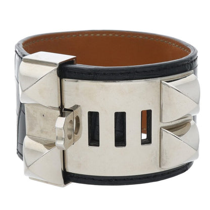 HERMES Collier de Chien T-Stamp Alligator Size ONE SIZE