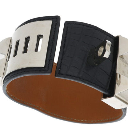 HERMES Collier de Chien T-Stamp Alligator Size ONE SIZE