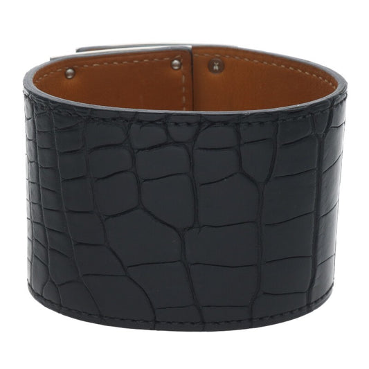 HERMES Kelly Dog R-Stamp Alligator Bracelet Size ONE SIZE