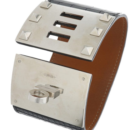 HERMES Kelly Dog R-Stamp Alligator Bracelet Size ONE SIZE