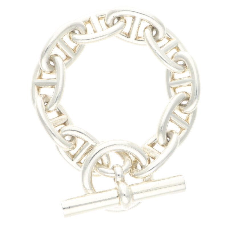 HERMES Chaine d'Ancre TGM Silver Bracelet Size ONE SIZE