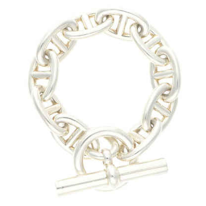 HERMES Chaine d'Ancre TGM Silver Bracelet Size ONE SIZE