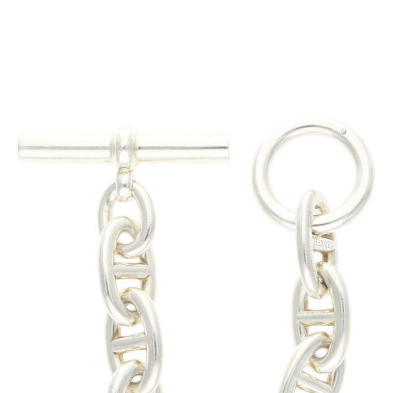 HERMES Chaine d'Ancre TGM Silver Bracelet Size ONE SIZE